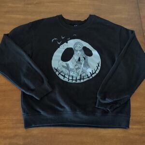 Disney Womens Nightmare Before Christmas Seriously Spooky Sweatshirt size M GUC